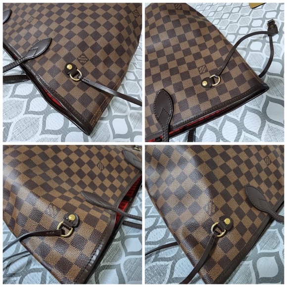 Authentic Louis Vuitton Damier Ebene Neverfull MM - Picture 11 of 15